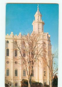 Vintage Postcard Mormon Temple at St George Utah # 2330