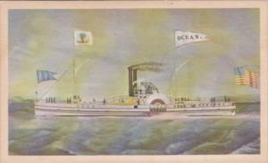 Steamer Ocean Built New York 1849