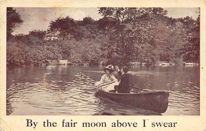 Row Boats By the fair moon above I swear Writing on back 