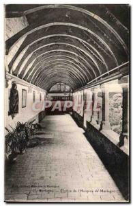 Old Postcard Mortagne - Cloister of Hospice Martagne