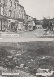 Scenes Around Ripponden Yorkshire Laundrette Aerial 2x Postcard s