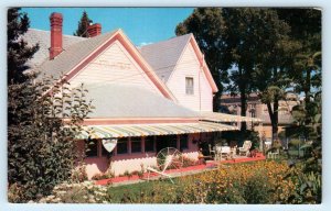 EVANSTON, Wyoming WY~ Lincoln Highway PINE GABLES LODGE Anne Basil Cole Postcard