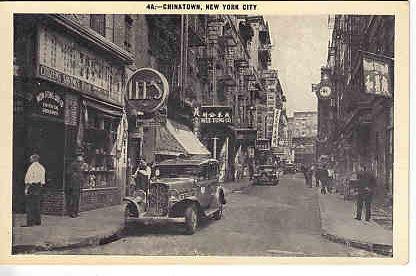 NYC Chinatown B&W 