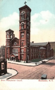 Vintage Postcard 1900's Brick Presbyterian Church Rochester New York N. Y.