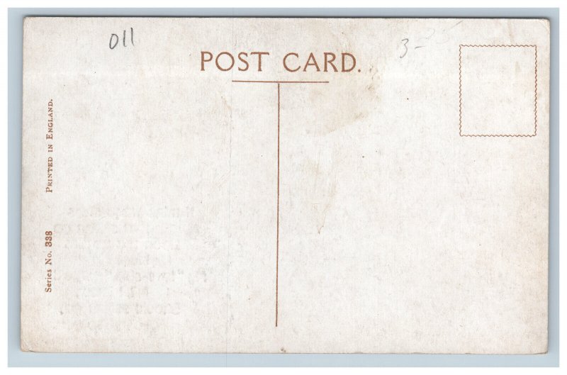 Many Happy Days Flying Insect Bug Bee Postcard Flowers Greeting Divided