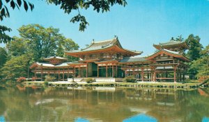 Hawaii Byodo-In Temple Ahuimanu Vintage Postcard 07.36