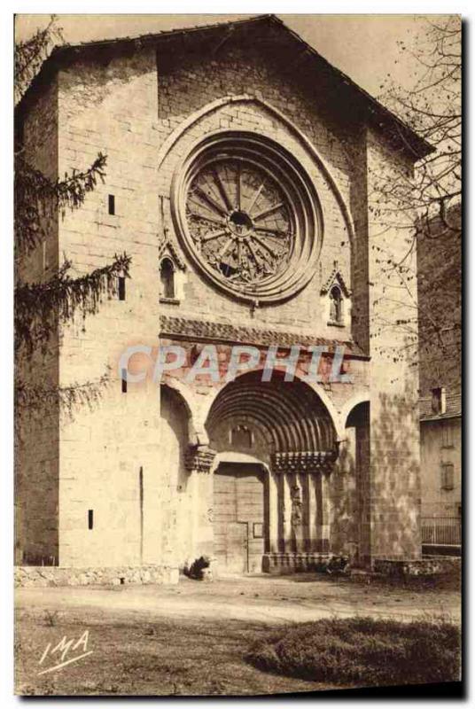 Old Postcard Digne les Bains Notre Dame du Bourg