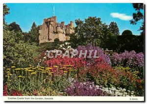 Postcard Modern Crathes Castle from the garden Deeside