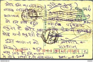 India Postal Stationery Tiger 25