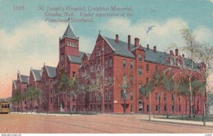 OMAHA, Nebraska, 1900-10s; St. Joseph's Hospital, Creighton Memorial