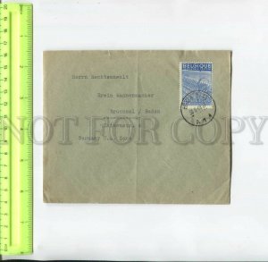 467731 BELGIUM 1949 year real posted to GERMANY US Zone cover