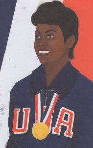 Wilma Rudolph Olympic Games Womens Athletics Champion Postcard