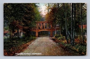 AYP EXPOSITION WOODLAND PARK ROAD SEATTLE WASHINGTON POSTCARD 1909