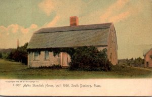 Massachusetts Dubury Miles Standish House Built 1666 Rotograph