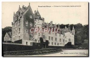 Old Postcard Besse Sur Braye Chateau De Courtanvaux Main Facade