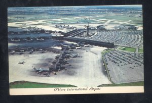 CHICAGO ILLINOIS O'HARE INTERNATIONAL AIRPORT VINTAGE POSTCARD