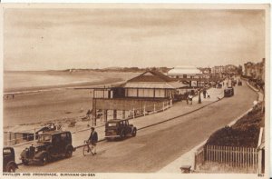 Somerset Postcard - Pavilion and Promenade - Burnham-on-Sea - Ref 1046A