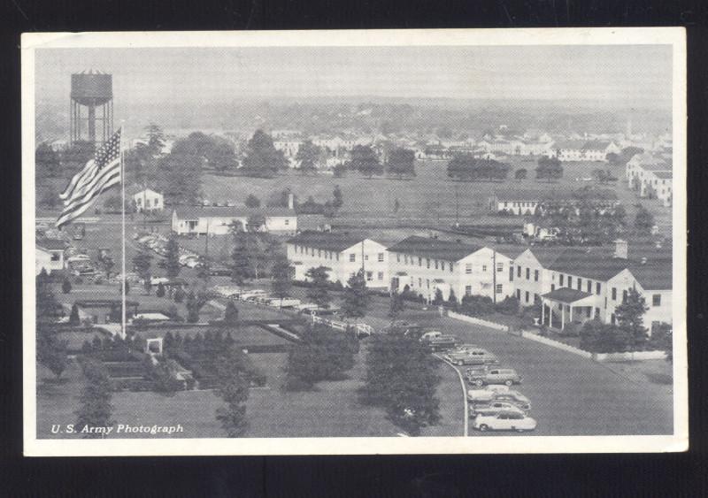 U.S. ARMY PHOTOGRAPH CAMP KILMER NEW JERSEY BIRDSEYE VIEW VINTAGE POSTCARD