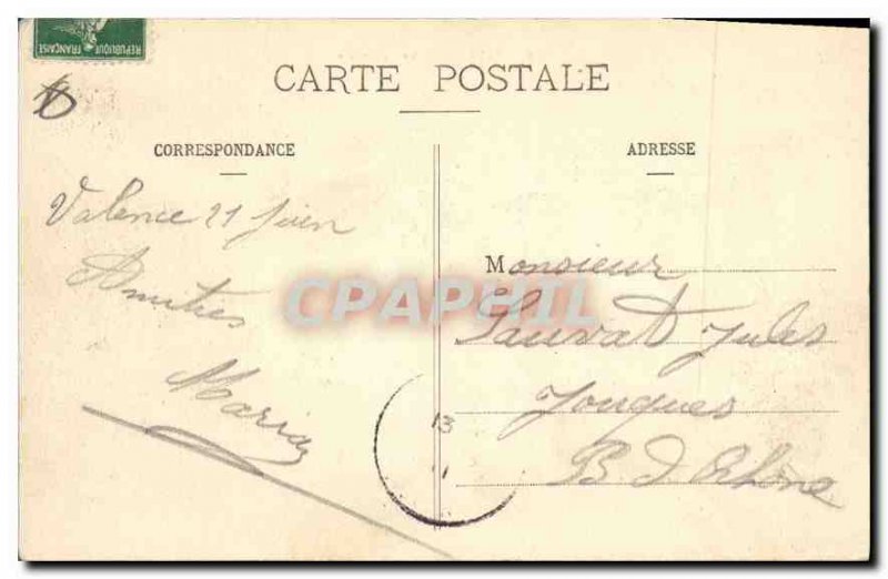 Old Postcard General view valence