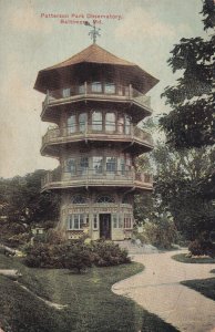 BALTIMORE, Maryland, PU-1910; Patterson Park Observatory