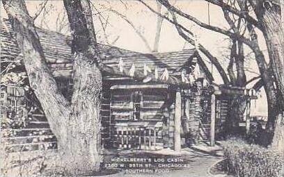 Illinois Chicago Mickelberrys Log Cabin Artvue