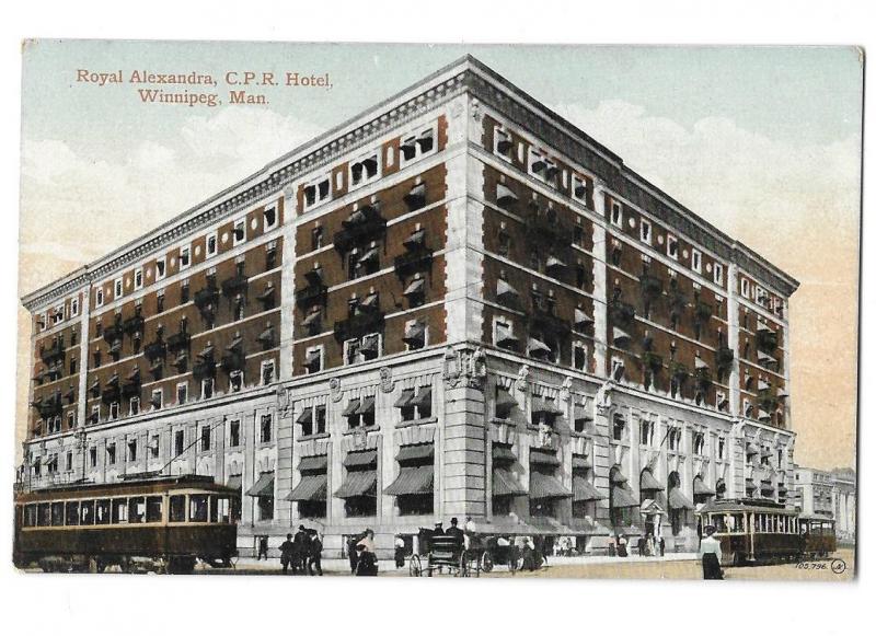 Royal Alexandra C P R Hotel Winnipeg Manitoba Canada