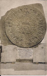 MEXICO Mexico City, Aztec Indian Calendar 1948, Sun, Solar Calendar Archaeology