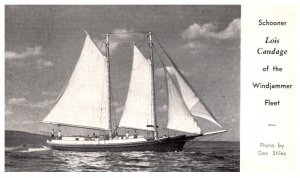 Schooner Lois Candage of the Windjammer Fleet