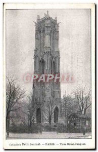 Paris Old Postcard Tour Saint Jacques