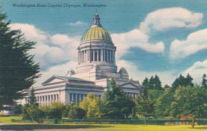 Olympia WA, Washington - State Capitol - Linen