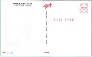 Postcard - Whale Rock, Texas Canyon - Arizona