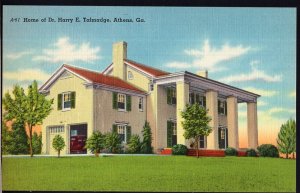 Georgia ~ ATHENS Home of Dr. Harry E. Talmadge LINEN