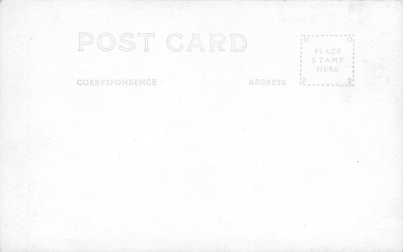 Sauk Centre Minnesota~City Park~Rustic Bridge Across Pond~1930s RPPC Postcard