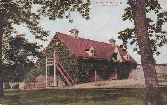 Virginia Mount Vernon Washingtons Barn
