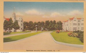 ATLANTA, Georgia, 1930-40s; Oglethorpe University Entrance