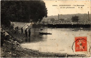 CPA Suresnes Le Barrage et les pecheurs (1314873)