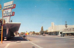 Mesa Arizona Rexall Drug Store Street Scene Vintage Postcard AA57043