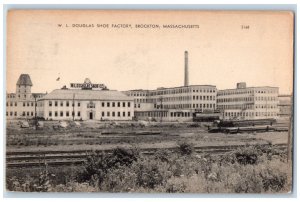 c1920's WL Douglas Shoe Factory View Brockton Massachusetts MA Unposted Postcard