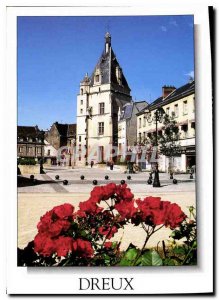 Modern Postcard Dreux Eure et Loire the Belfry and Place M?t?zeau