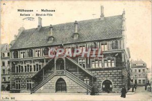 Postcard Old City Hall Mulhausen