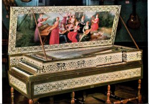 Belgium Brussels Instrument Museum Epinette-Clavecin Ruckers Piano Circa 1619