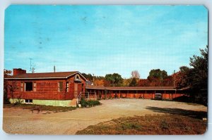 Spearfish South Dakota SD Postcard The Rainbow Motel Exterior Scene 1961 Vintage