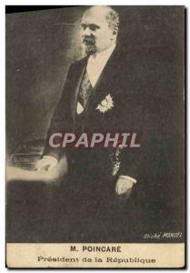 Old Postcard Raymond Poincare President of the Republic