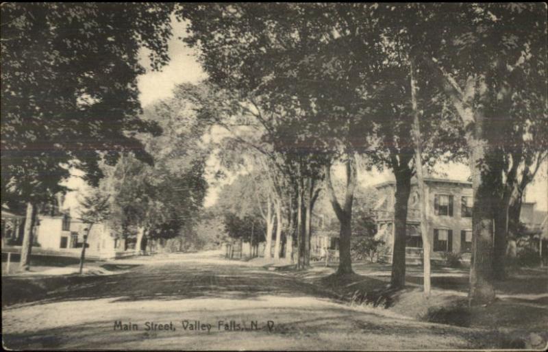 Valley Falls NY Main St. c1910 Postcard United States New York