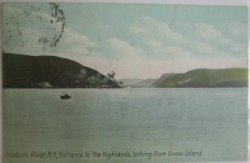 Entrance To The Highlands From Goose Is Hudson River NY 1907