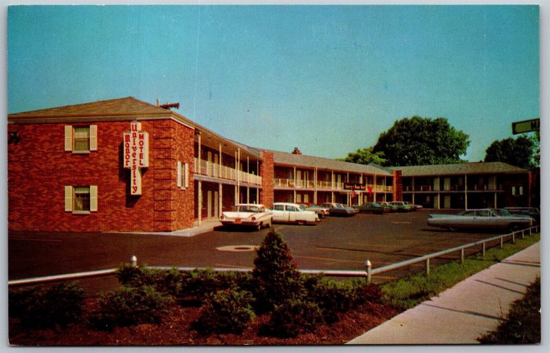 Vtg Buffalo New York NY University Manor Motel 1960s View Postcard