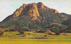 Mountain Volcanic Rock Near Morro Bay California 1950s postcard