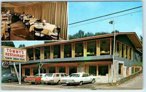 GATLINBURG, Tennessee TN  Roadside  TOMMY'S RESTAURANT ca 1960s   Postcard