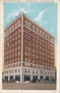 Arkansas Little Rock New Rector Building 3rd and Spring Streets 1923 Curteich