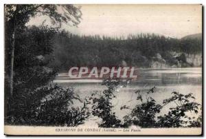 Old Postcard From Around Condat (Cantal) Pavin Lake